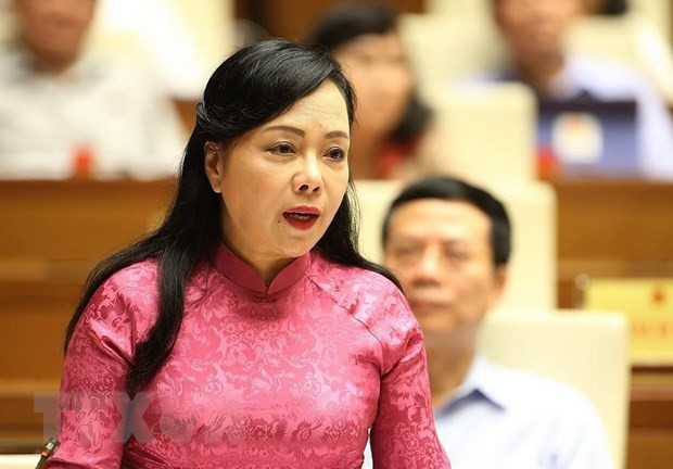 Bộ trưởng Bộ Y tế Nguyễn Thị Kim Tiến. (Nguồn: TTXVN)  Bộ trưởng Bộ Y tế Nguyễn Thị Kim Tiến. (Nguồn: TTXVN)