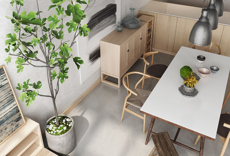 Tủ bát đĩa đặt cạnh bàn ăn, vừa trang trí vừa là nơi lưu trữ tiện lợi. Tủ bát đĩa đặt cạnh bàn ăn, vừa trang trí vừa là nơi lưu trữ tiện lợi.