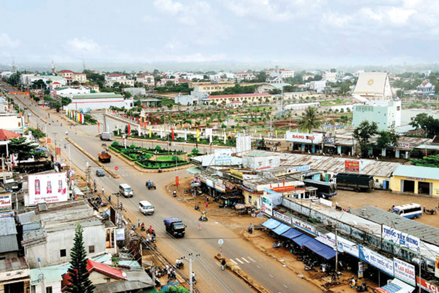  Trung tâm huyện Chư Sê.