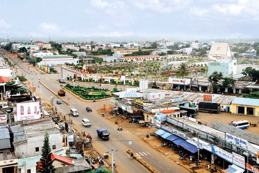  Trung tâm huyện Chư Sê.