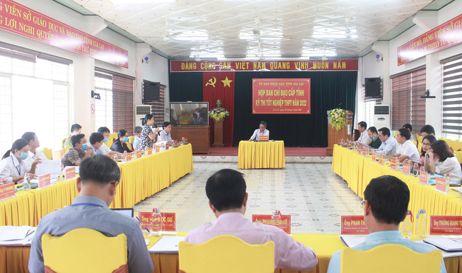 Quang cảnh cuộc họp. Ảnh: Mộc Trà