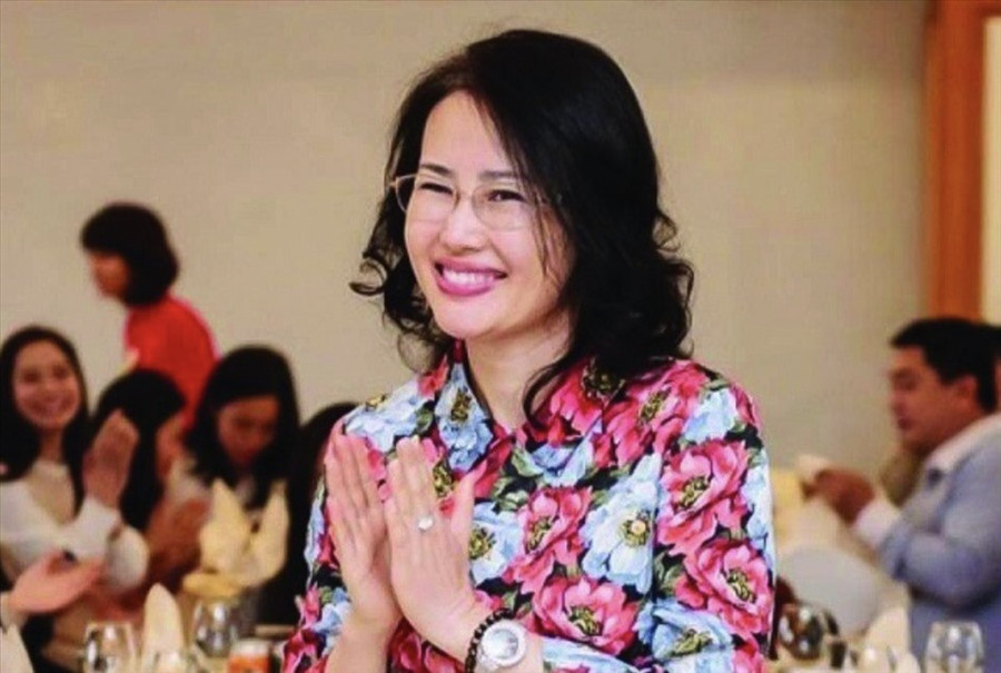 Bà Hoàng Thị Thúy Nga được biết là nữ doanh nhân kín tiếng, hay đi làm từ thiện. Ảnh: TH&CL