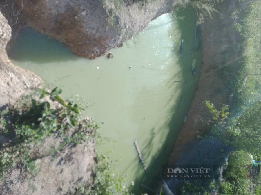 Hồ nước nơi cháu Đ.Q.L tử vong. Ảnh: DH