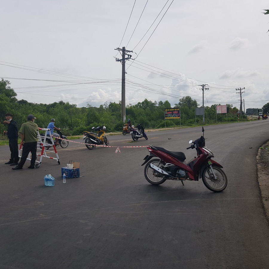 Hiện trường nơi xảy ra vụ án mạng. Ảnh: CTV