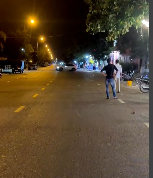 Vụ án mạng xảy ra trước sự chứng kiến của nhiều người. Ảnh: CTV