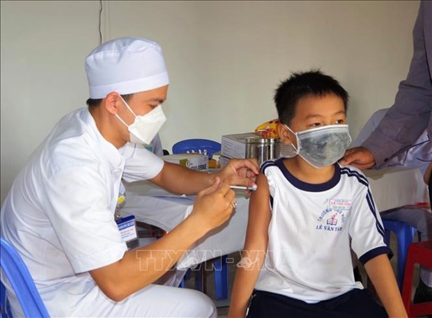 Công tác tiêm chủng vaccine COVID-19 cho trẻ em tại tỉnh Bạc Liêu.
