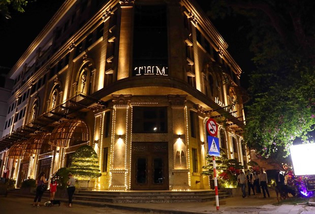 Trụ sở Tân Hoàng Minh tại phố Quang Trung, phường Trần Hưng Đạo, quận Hoàn Kiếm, Hà Nội. (Ảnh: Phạm Kiên - TTXVN) Trụ sở Tân Hoàng Minh tại phố Quang Trung, phường Trần Hưng Đạo, quận Hoàn Kiếm, Hà Nội. (Ảnh: Phạm Kiên - TTXVN)