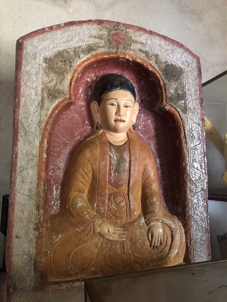 Bảo vật Quốc gia - bức phù điêu Thái hoàng Thái hậu Vũ Thị Ngọc Toàn (vợ Thái tổ Mạc Đăng Dung)