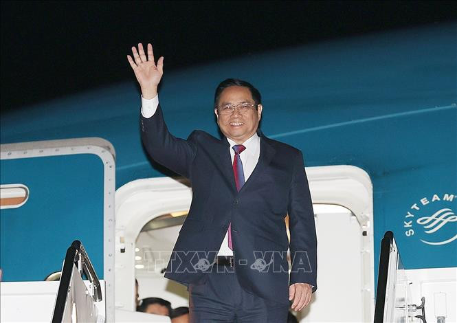 Thủ tướng Chính phủ Phạm Minh Chính đến Washington D.C (Hoa Kỳ). Ảnh: Dương Giang/TTXVN Thủ tướng Chính phủ Phạm Minh Chính đến Washington D.C (Hoa Kỳ). Ảnh: Dương Giang/TTXVN