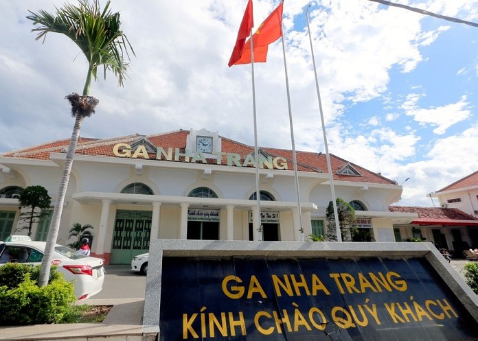 Một góc ga Nha Trang (TP.Nha Trang, Khánh Hòa). Ảnh: CTV
