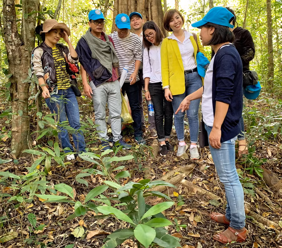 Kon Ka Kinh vẫy gọi du khách (GLO)- Sau quá trình chạy tour thử nghiệm, Ban Quản lý Vườn Quốc gia Kon Ka Kinh đã xây dựng các tuyến tham quan từ mức độ dễ đến khó để phù hợp với nhiều đối tượng du khách. Bên cạnh đó, các đơn vị lữ hành trong tỉnh cũng khai thác các tour trekking đặc thù, kết hợp trải nghiệm văn hóa bản địa và ẩm thực truyền thống với lịch trình hấp dẫn. Lựa chọn tuyến tham quan Các tuyến tham quan mà Ban Quản lý Vườn Quốc gia Kon Ka Kinh xây dựng đều dựa trên khảo sát thực tế để phù hợp với sức khỏe, sở thích và thời gian lưu trú của du khách. Trong đó, tuyến 1 ngày khám phá làng văn hóa truyền thống Đê Kjiêng (huyện Mang Yang), quần thể cây đa cổ thụ, thăm Trung tâm Cứu hộ, Bảo tồn và Phát triển sinh vật. Với thời gian 2 ngày 1 đêm, có 3 tuyến khác nhau để du khách lựa chọn khám phá: chiêm ngưỡng quần thể cây đa cổ thụ, thăm trạm nghiên cứu động vật và chinh phục cây thông 5 lá-một loại thực vật đặc hữu của Việt Nam (tuyến 1); thăm Trung tâm Cứu hộ, Bảo tồn và Phát triển sinh vật, sau đó xuyên rừng nguyên sinh vào xã Hà Đông (huyện Đak Đoa) tham quan các làng Bahnar còn nguyên sơ nằm giữa những dãy núi trùng điệp (tuyến 2); chinh phục đỉnh Đá Trắng và quan sát voọc chà vá chân xám, trạm nghiên cứu động vật, quần thể cây đa cổ thụ (tuyến 3). Ngoài ra, tuyến 3 ngày 2 đêm “Chinh phục thác 95” và tuyến 4 ngày 3 đêm “Chinh phục đỉnh Kon Ka Kinh” là những tuyến trekking với độ thử thách cao, có chút phiêu lưu, mạo hiểm. Du khách có thể tìm kiếm tour trải nghiệm phù hợp với nhu cầu cá nhân ở Vườn Quốc gia Kon Ka Kinh với các loại hình như: tham quan những điều kỳ thú chỉ có ở rừng nguyên sinh, du lịch sinh thái kết hợp nghe diễn giải môi trường tự nhiên. Hấp dẫn nhất là các loại hình thể thao leo núi, đạp xe qua những đường mòn dưới tán rừng, đi bộ xuyên rừng kết hợp tìm hiểu văn hóa bản địa. Đội ngũ hướng dẫn viên của Vườn Quốc gia Kon Ka Kinh cũng là những nhà “sinh vật học” có thể giải đáp các thắc mắc hoặc kể cho du khách nhiều câu chuyện hấp dẫn về đời sống bí ẩn của cây, của động vật đặc hữu dưới tán rừng già. Điểm đến hấp dẫn Tôi may mắn khi có cơ hội được trải nghiệm từ tuyến dễ nhất đến khó khăn, thử thách nhất trong các tuyến tham quan Vườn Quốc gia Kon Ka Kinh. Mỗi chuyến đi là một hành trình chạm vào thiên nhiên, tận hưởng vẻ đẹp đa dạng, bầu không khí trong lành của Khu dự trữ sinh quyển thế giới. Hành trình khám phá Vườn Quốc gia Kon Ka Kinh là trở về với người mẹ thiên nhiên, với cội nguồn sự sống, cùng những câu chuyện kỳ bí, hấp dẫn về thế giới tự nhiên. Trong đó, điểm tham quan Trung tâm Cứu hộ, Bảo tồn và Phát triển sinh vật nằm giữa đồng cỏ tự nhiên rộng 10 ha. Địa điểm này được quy hoạch thành nơi cứu hộ và chăm sóc các loài động vật được thu giữ từ hoạt động buôn bán, bẫy bắt, trước khi thả chúng trở lại môi trường tự nhiên. Đây cũng là nơi nuôi thả và phát triển một số loài động vật bán hoang dã như hươu sao, nhím, heo rừng… Các điểm tham quan thú vị nhất tại rừng nguyên sinh là quần thể cây đa cổ thụ với bộ rễ khổng lồ lộ thiên. Đây cũng được xem là những “cây thần” gắn với tín ngưỡng “vạn vật hữu linh” của đồng bào Bahnar. Nếu quần thể cây đa gắn với truyền thuyết về những vị thần thì thông 5 lá là loài thực vật quý hiếm, chỉ có ở Việt Nam. Ở độ cao trên 1.500 m, du khách có thể mục sở thị những cây thông 5 lá cổ thụ hàng trăm năm tuổi quý hiếm, đồng thời ngắm thác Ba Tầng kỳ vĩ có độ cao khoảng 20 m và cảnh núi rừng trùng điệp như một bức tranh sơn mài với khối màu đồng điệu. Chinh phục các ngọn thác cũng là điểm tham quan lý thú dành cho du khách thích trải nghiệm độ cao và đam mê vận động. Ngoài thác Ba Tầng thì thác 95 là dòng thác lớn và đẹp nhất trong Vườn Quốc gia Kon Ka Kinh. Nước chảy qua một vách đá cao 60 m rồi đổ vào mặt hồ rộng lớn bên dưới. Những thác nước ầm ào đổ giữa rừng nguyên sinh như đưa con người trở về với thế giới huyền diệu của Tây Nguyên đại ngàn. Đứng dưới những thác nước vừa hùng vĩ vừa diễm kiều như một nàng công chúa là cảm giác vừa hưng phấn, vừa run rẩy choáng ngợp trước thế giới tự nhiên. Đỉnh Đá Trắng ở độ cao trên 1.400 m là 1 trong 2 tuyến đi khó khăn của Vườn Quốc gia. Từ đỉnh Đá Trắng có thể dễ dàng quan sát được sự hùng vĩ của núi rừng Kon Ka Kinh. Đây cũng là điểm để du khách quan sát tập tính sinh hoạt của các đàn voọc chà vá chân xám-loài động vật đặc hữu của Việt Nam, nằm trong danh sách các loài cực kỳ nguy cấp cần được bảo vệ khẩn cấp. Chúng tôi đã có hành trình lên đỉnh Đá Trắng trước khi chạm đến “nóc nhà Gia Lai”-đỉnh Kon Ka Kinh ở độ cao 1.748 m. Tuyến đi này xuất phát từ làng Hà Đừng (xã Đak Rong, huyện Kbang). Hành trình chinh phục đỉnh Kon Ka Kinh có thể rút ngắn lại 3 ngày 2 đêm thay vì 4 ngày 3 đêm nhưng du khách vẫn được trải nghiệm đầy đủ các cung bậc cảm xúc kỳ thú nhất của chuyến trekking xuyên rừng già. Dựng trại ngủ đêm giữa rừng nguyên sinh ở độ cao hàng ngàn mét, ngắm những “khu rừng ma” với đủ kiểu dáng kỳ dị, cổ quái của hệ thực vật được kiến tạo qua hàng trăm năm trong điều kiện ẩm ướt và độ cao… là những trải nghiệm rất đáng giá. Hành trang khi xuyên rừng Sức khỏe là yếu tố đầu tiên mà mỗi người cần phải chuẩn bị cho hành trình khám phá. Du lịch Vườn Quốc gia Kon Ka Kinh những năm gần đây dần hướng đến sự chuyên nghiệp nên có các dịch vụ đi kèm để đáp ứng nhu cầu khách tham quan. Chị Vũ Thị Trinh-hướng dẫn viên du lịch của Vườn Quốc gia-cho biết: “Ngoài đội ngũ hướng dẫn viên, người dẫn đường, vận chuyển đồ, Vườn Quốc gia còn có dịch vụ cho thuê trang-thiết bị tham quan và du lịch thể thao, leo núi cho du khách như: giày dép, tất chống vắt, lều bạt, cho thuê dụng cụ đi rừng, dịch vụ ăn uống, lưu trú, bán các sản vật từ rừng…”. Ngoài dịch vụ của Vườn Quốc gia Kon Ka Kinh, hiện nay, các đơn vị lữ hành cũng đang khai thác tour “Chinh phục Vườn Quốc gia Kon Ka Kinh” với lịch trình khá hấp dẫn. Hướng dẫn viên Nguyễn Lê Hoàng Anh (Công ty TNHH Thương mại du lịch sinh thái Gia Lai) cho biết: Đây vẫn luôn là điểm có sức hấp dẫn của du lịch Gia Lai. Nếu trước đây, tour trekking khám phá rừng nguyên sinh chủ yếu thu hút khách nước ngoài thì nay càng hấp dẫn khách nội địa. “Một ngày đi bộ xuyên rừng, hít thở không khí thiên nhiên trong lành, mệt thì dừng lại đốt lửa nấu ăn, tắm mát ở dòng suối… đã mang đến cho du khách cảm xúc thích thú. Nhất là tour này rất thuận lợi khi có thể đưa đón khách về lại trung tâm Pleiku trong ngày”-chị Nguyễn Lê Hoàng Anh cho biết. Trong chuyến khảo sát Vườn Quốc gia để làm mới các sản phẩm du lịch, anh Lê Chí Nguyện (Công ty TNHH một thành viên Du lịch Tây Nguyên Xanh) cho hay: Du lịch tìm về với tự nhiên không chỉ là xu hướng nhất thời, nếu khai thác được càng nhiều loại hình càng đáp ứng được nhu cầu đa dạng của du khách. Anh Nguyện đề xuất: “Vườn Quốc gia nên sưu tầm thêm những câu chuyện có yếu tố kỳ bí xung quanh quần thể cây đa cổ thụ để tăng sự tò mò, hấp dẫn du khách. Một vài điểm đến ở nước ngoài mà tôi từng dẫn khách chỉ cần 1 cây cổ thụ thôi nhưng họ khai thác thêm nhiều câu chuyện xung quanh để làm thành 1 sản phẩm du lịch hấp dẫn. Chúng ta có hẳn 1 quần thể, lại gắn với đời sống văn hóa của người Bahnar bản địa nên sẽ có nhiều câu chuyện hay để kể cho khách du lịch”. Còn anh Nguyễn Long Trọng-hướng dẫn viên tự do (TP. Pleiku) thì chia sẻ: Không gian của Vườn Quốc gia rất thích hợp để tổ chức trò chơi team building, đặc biệt là du lịch hè cho học sinh. Các em vừa được sống với thiên nhiên hoang dã, vừa được tham gia các trò chơi, rèn luyện sức khỏe, kỹ năng sinh tồn. “Trước dịch Covid-19, chúng tôi thường xuyên tổ chức các tour du lịch kết hợp huấn luyện kỹ năng sinh tồn cho học sinh trong Vườn Quốc gia. Nhưng hoạt động này tạm ngưng trong 2 năm vừa qua. Sắp tới, chúng tôi sẽ khởi động lại chương trình du lịch hè, trong đó kết hợp nhiều yếu tố rèn luyện sức khỏe, kỹ năng, vừa giúp các em học sinh có những trải nghiệm mới mẻ với môi trường rừng tự nhiên”-anh Trọng cho biết. MINH CHÂU Hướng dẫn viên Vũ Thị Trinh giới thiệu với du khách hệ thực vật phong phú trong Vườn Quốc gia Kon Ka Kinh. Ảnh: Minh Châu Động vật bán hoang dã được chăm sóc tại Trung tâm Cứu hộ, Bảo tồn và Phát triển sinh vật. Ảnh: Minh Châu Du khách trên hành trình chinh phục đỉnh Kon Ka Kinh. Ảnh: Minh Châu