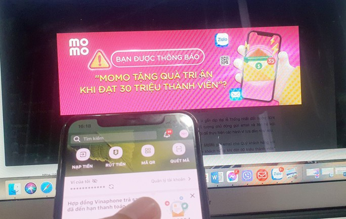 MoMo khẳng định thông báo tri ân khách hàng khi đạt 30 triệu thành viên là thủ đoạn lừa đảo mới, người dùng cần cảnh giác để tránh bị lừa