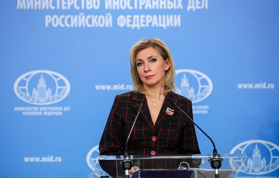 Bà Maria Zakharova – người phát ngôn Bộ Ngoại giao Nga. Ảnh: RT