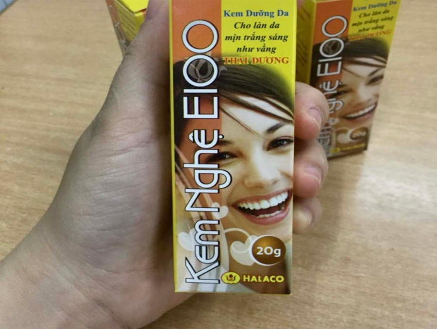 Sản phẩm mỹ phẩm Kem nghệ E 100. Ảnh chụp màn hình. Ảnh: Như Nguyện