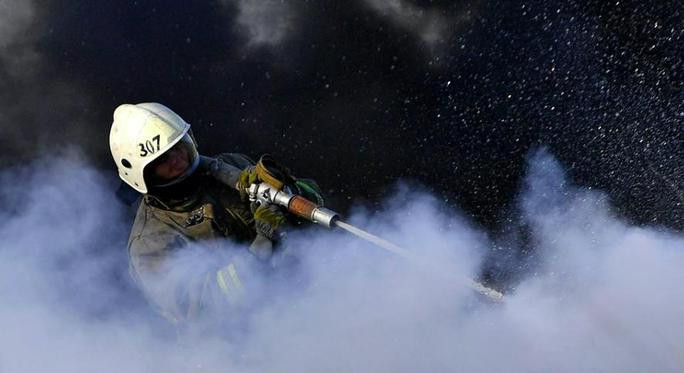 Một vụ nổ kho thuốc súng xảy ra trong căn cứ quân sự ở Khabarovsk, vùng Viễn Đông của Nga. Ảnh: RIA