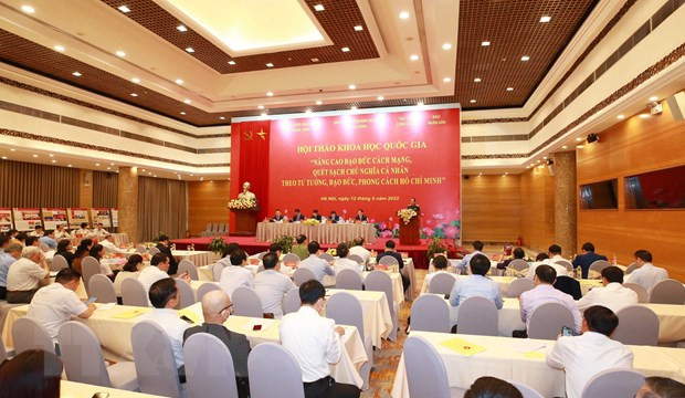  Quang cảnh hội thảo. (Ảnh: Phương Hoa/TTXVN)