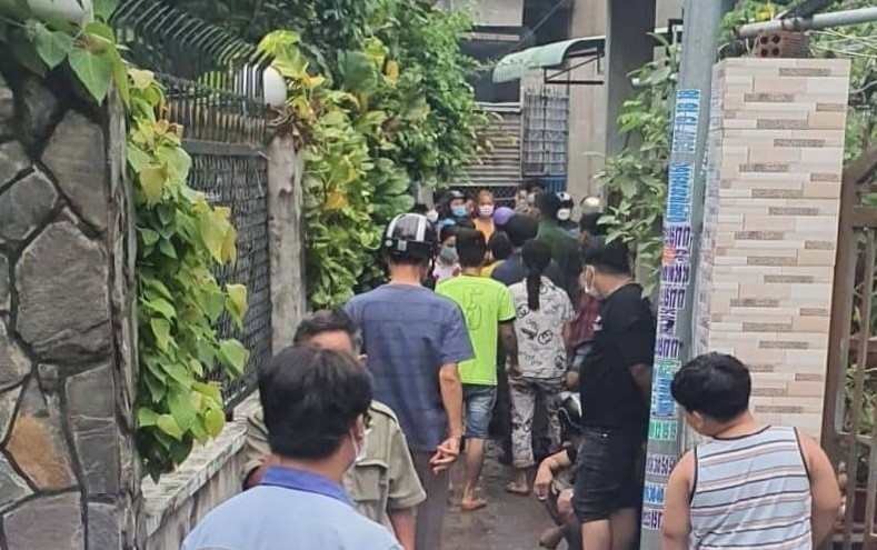 Hiện trường vụ việc là căn phòng trọ 2 vợ chồng đang thuê sống thuộc KP2, P.An Bình, TP.Biên Hòa (Đồng Nai). CTV Hiện trường vụ việc là căn phòng trọ 2 vợ chồng đang thuê sống thuộc KP2, P.An Bình, TP.Biên Hòa (Đồng Nai). CTV