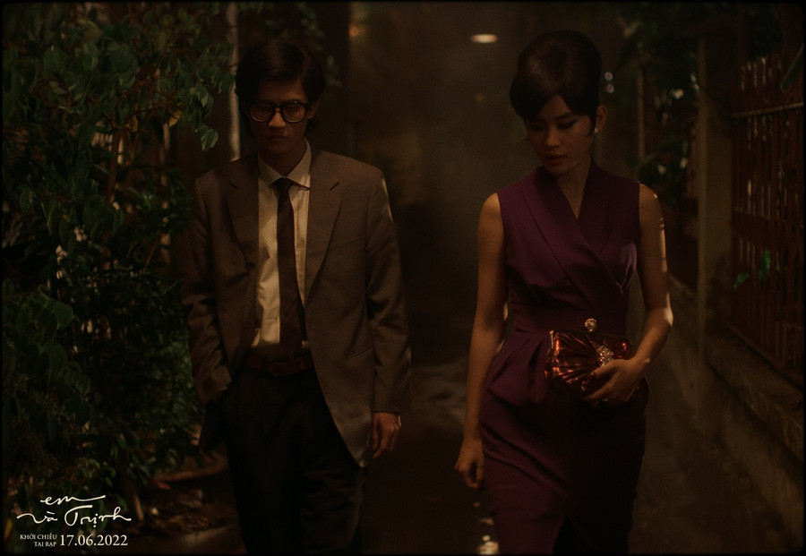 Em và Trịnh gây ấn tượng mạnh với những cảnh quay đầy hoài cổ, lãng mạn. ĐPCC