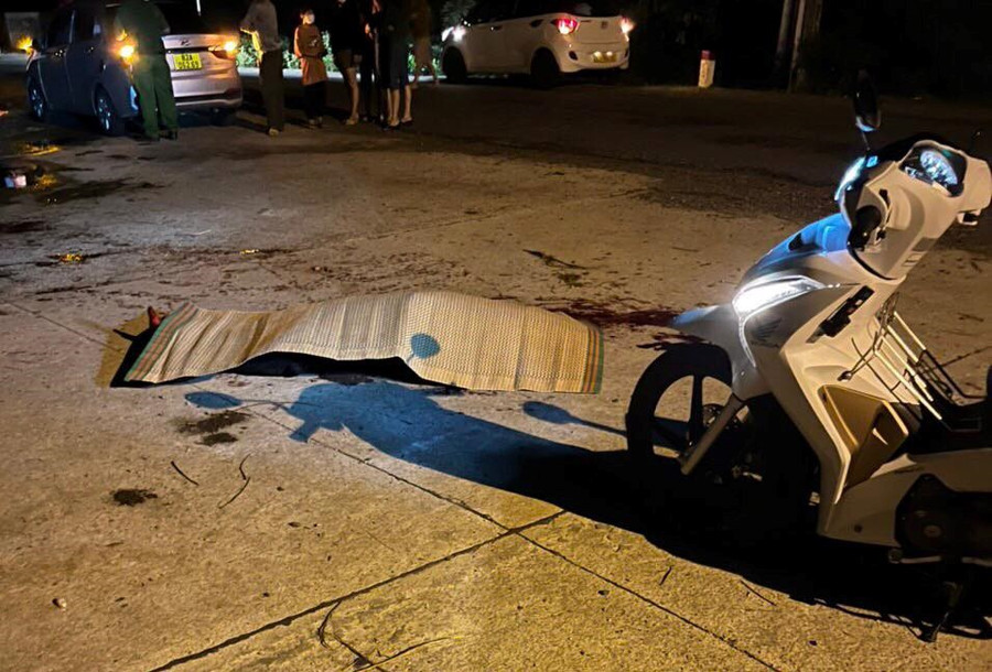 Hiện trường xảy ra vụ tai nạn. Ảnh: Công an cung cấp