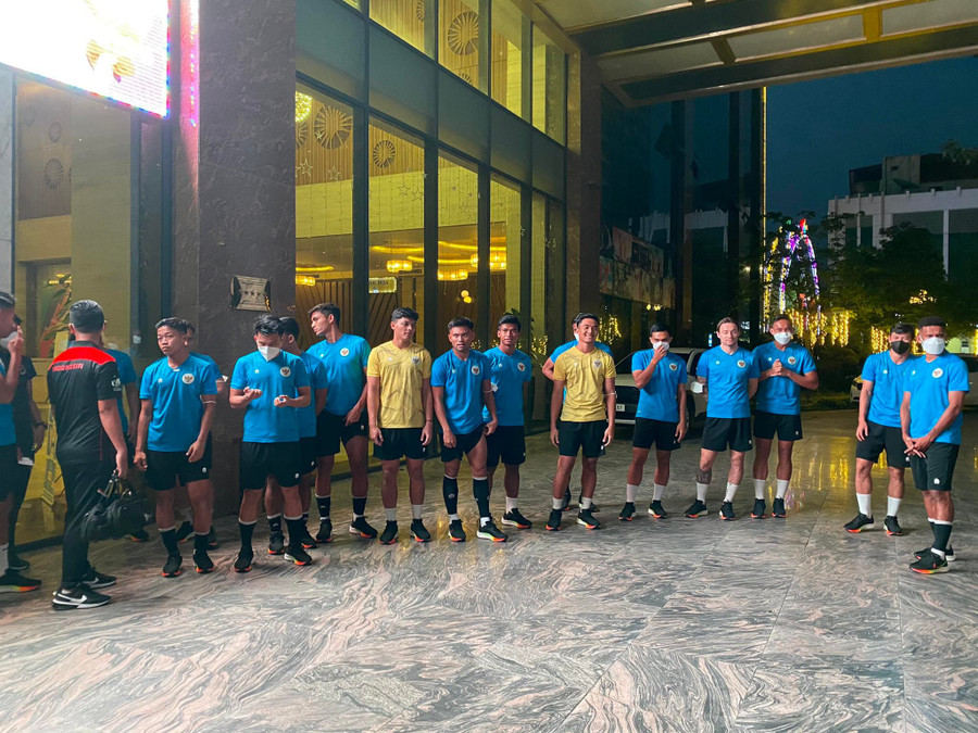 U.23 Indonesia được xem là đội bóng đáng gờm nhất ở SEA Games 31. Ảnh: QUANG NEYMAR