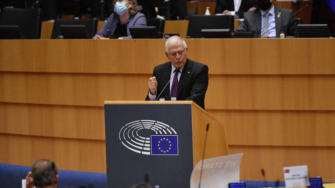 Giám đốc bộ phận chính sách an ninh và đối ngoại của Liên minh châu Âu (EU) Josep Borrell thừa nhận khối này đã hết khí tài quân sự giúp Ukraine. Ảnh: Sputnik Giám đốc bộ phận chính sách an ninh và đối ngoại của Liên minh châu Âu (EU) Josep Borrell thừa nhận khối này đã hết khí tài quân sự giúp Ukraine. Ảnh: Sputnik