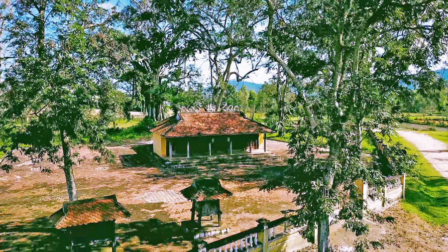 An Khê đình thuộc Quần thể di tích quốc gia đặc biệt Tây Sơn Thượng đạo là di sản văn hóa trên vùng đất An Khê. Ảnh: Hoàng Ngọc