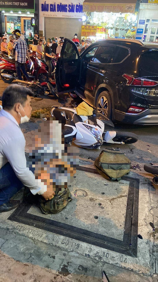 Hiện trường vụ tai nạn - Ảnh: Sỹ Hưng Hiện trường vụ tai nạn - Ảnh: SỸ HƯNG