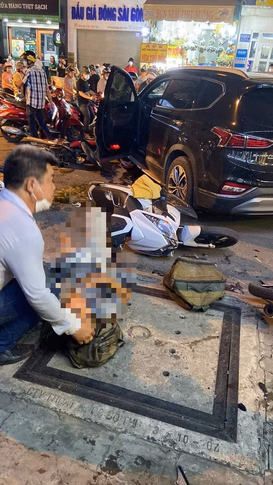 Hiện trường vụ tai nạn - Ảnh: Sỹ Hưng Hiện trường vụ tai nạn - Ảnh: SỸ HƯNG