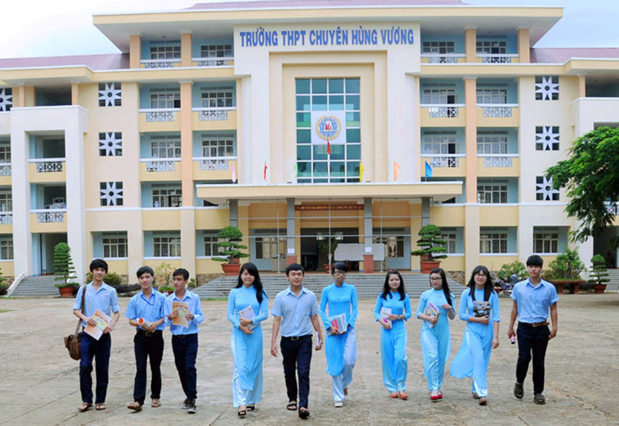 Trường THPT chuyên Hùng Vương (tỉnh Gia Lai). Ảnh nguồn internet Trường THPT chuyên Hùng Vương
