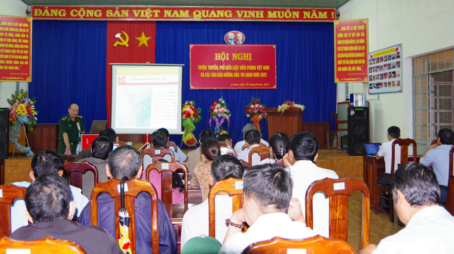 Quang cảnh hội nghị tuyên truyền. Ảnh: Anh Huy