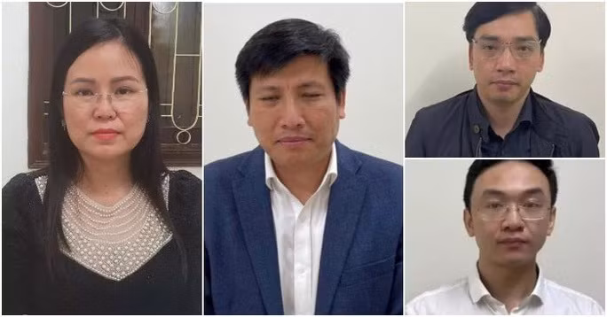 Các bị can bị bắt ngày 27-1-2022 trong vụ án 