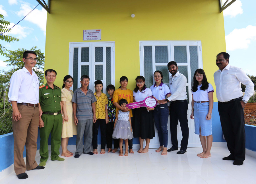 Gia đình chị Phương đã có căn nhà mới kiên cố. Ảnh: Văn Ngọc