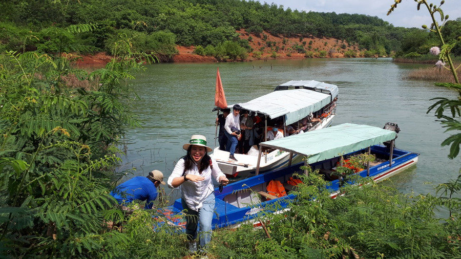 Hành trình tiếp theo, khách sẽ đến điểm thác Mơ thuộc xã Ia Khai, huyện Ia Grai.
