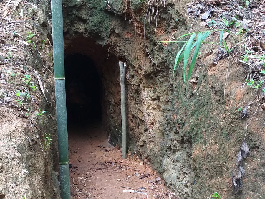Vị trí Liên đoàn địa chất Trung Trung bộ đang khảo sát khoáng sản tại xã Sa Loong. Ảnh: Sở TN-MT Kon Tum cung cấp
