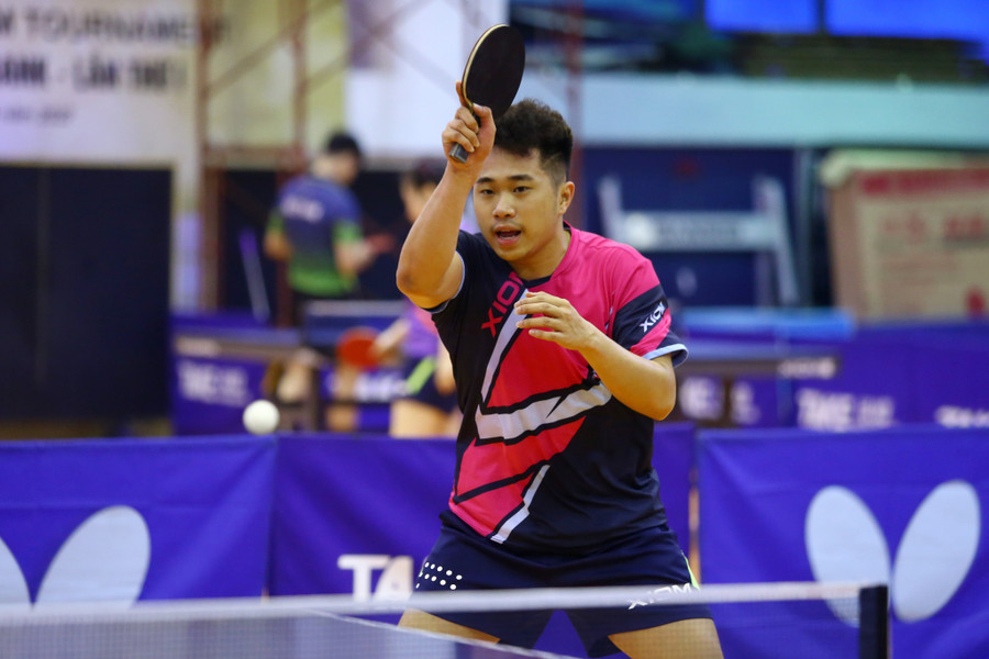 Nguyễn Đức Tuân đang tỏ ra sung sức ở giải đấu tại quê nhà. Ảnh: Vương Anh