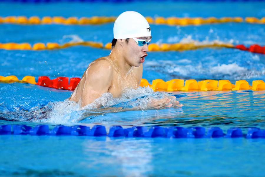 Trần Hưng Nguyên sẵn sàng bảo vệ cú đúp HCV 200m hỗn hợp, 400m hỗn hợp. Ảnh: Độc Lập