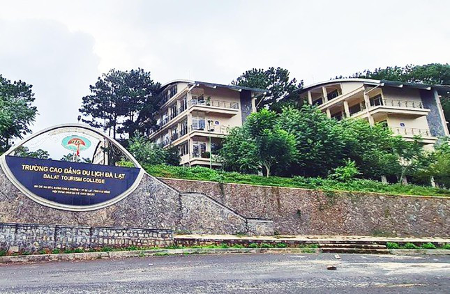 Một góc trường Cao đẳng Du lịch Đà Lạt