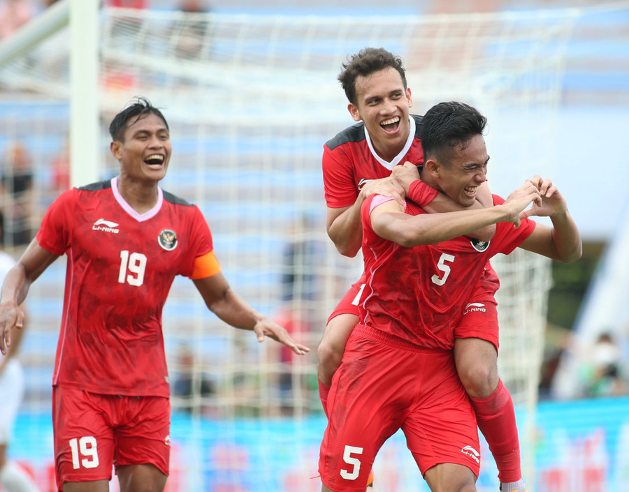 U.23 Indonesia đang trở lại mạnh mẽ sau trận thua U.23 Việt Nam. Ảnh: Độc Lập