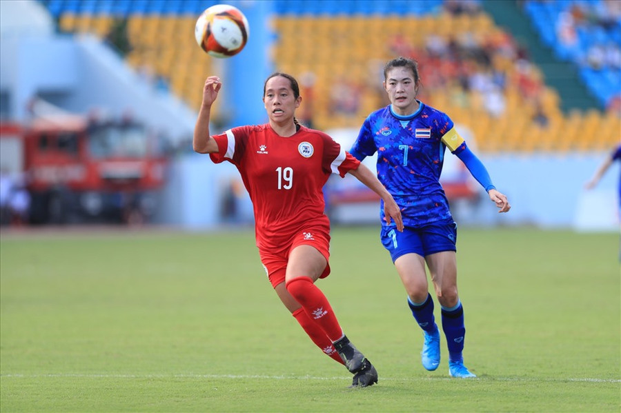 Tuyển nữ Thái Lan đã có chiến thắng dễ dàng. Ảnh: PT