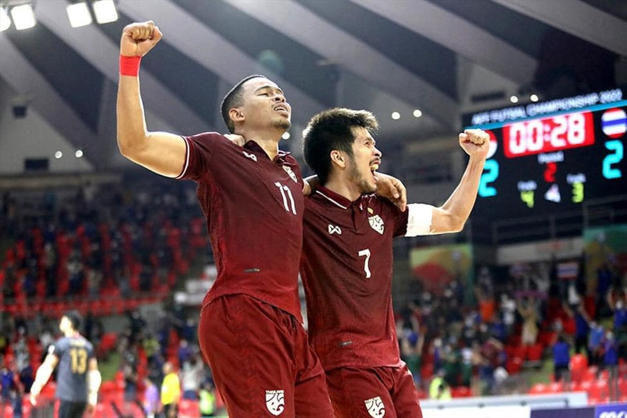  Thái Lan vẫn đang thống trị tuyệt đối nội dung futsal ở khu vực Đông Nam Á. Ảnh: Siam Sport