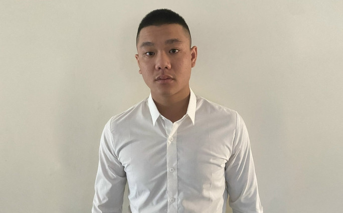  Lý Hậu Hiếu đã đến công an trình diện vào ngày 11-5 - Ảnh: Công an Quảng Nam