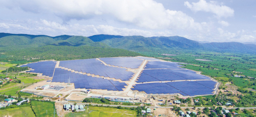 Nhà máy Điện mặt trời TTC Krông Pa (xã Chư Gu, huyện Krông Pa). Ảnh: Nam Bình Nhà máy Điện mặt trời TTC Krông Pa (xã Chư Gu, huyện Krông Pa). Ảnh: Nam Bình