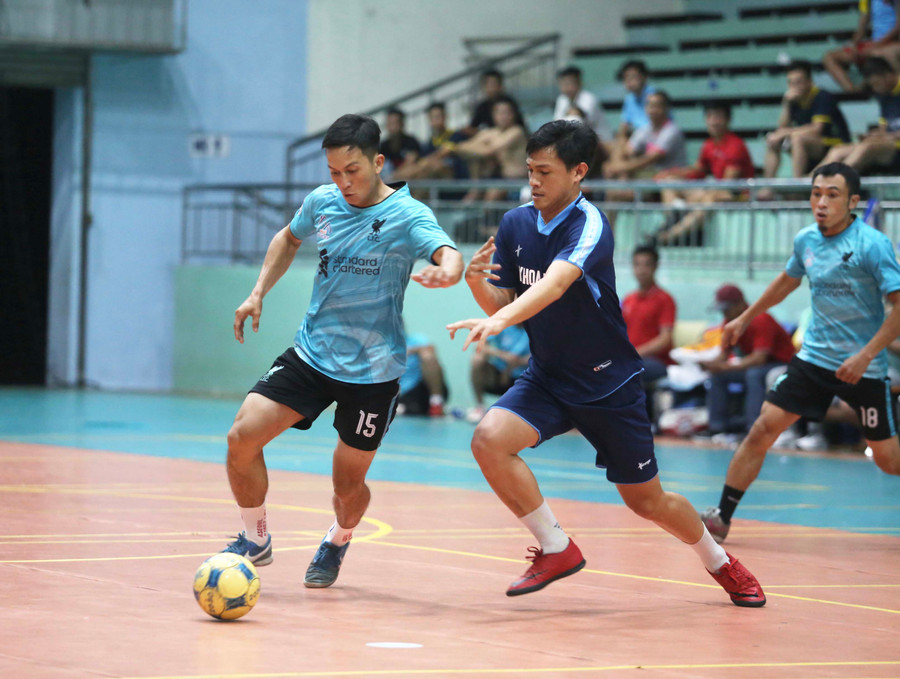 Các trận đấu diễn ra với chất lượng chuyên môn cao. Ảnh: Lê Văn Ngọc