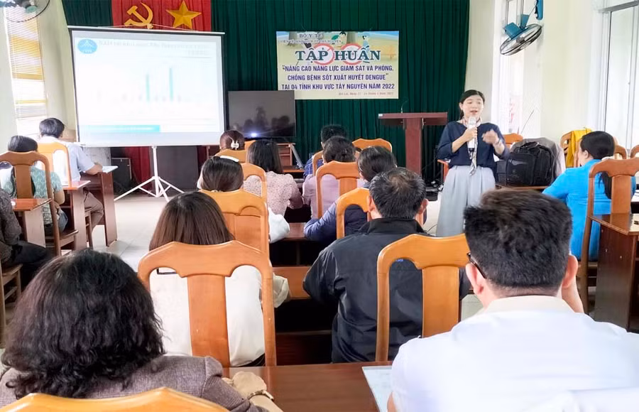 Quang cảnh lớp tập huấn. Ảnh: Như Nguyện