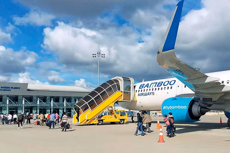  Cảng Hàng không Pleiku. Ảnh: Đức Thụy