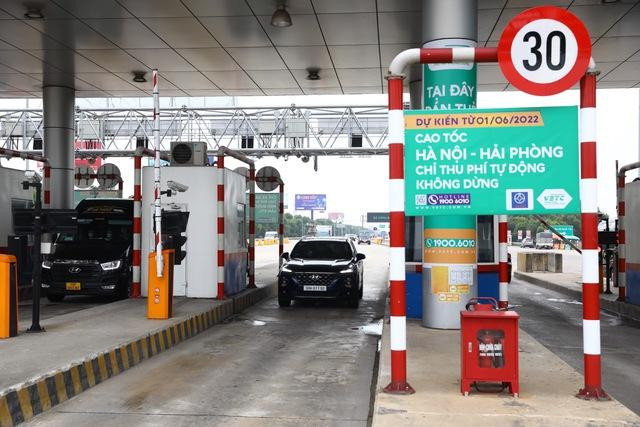  Trạm thu phí cao tốc Hà Nội - Hải Phòng. Ảnh: VIDIFI