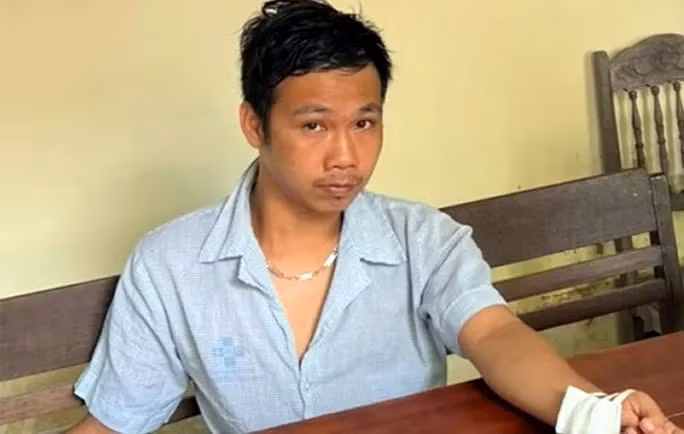 Trần Tích Tùng là đối tượng có nhiều tiền án, tiền sự. Ảnh: Công an Tam Kỳ