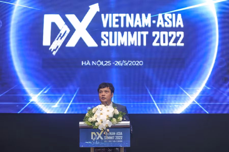 Ông Nguyễn Văn Khoa, Chủ tịch VINASA phát biểu.