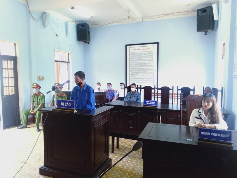 Quang cảnh phiên toà. Ảnh: T.X Quang cảnh phiên toà. Ảnh: T.X