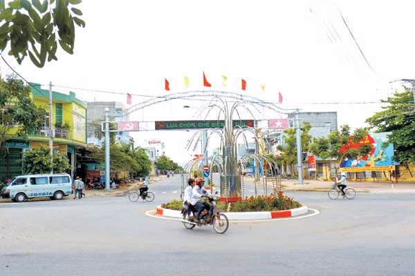 Thị xã Ayun Pa hôm nay. Ảnh: Hùng Cường